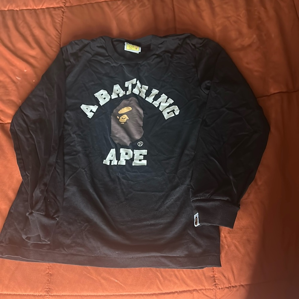 Extra small long sleeve Bape shirt